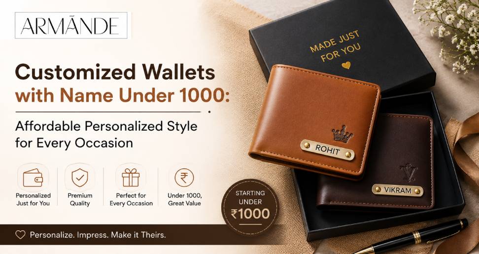 Customized Wallets with Name Under 1000 Affordable Personalized Style for Every Occasion