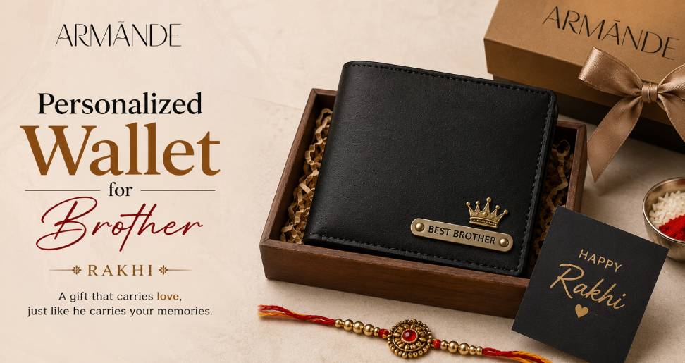 Personalized Wallet for Brother Rakhi